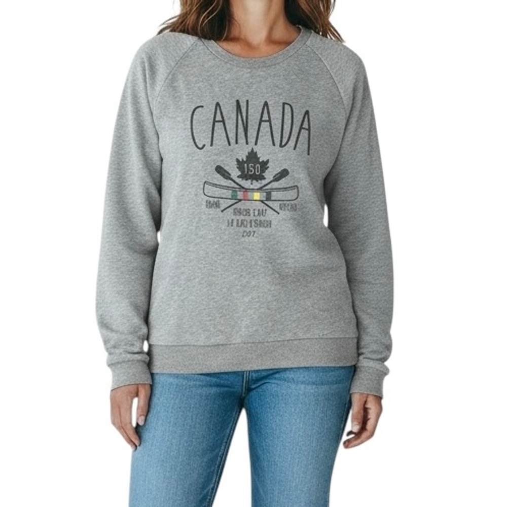 Hudson’s Bay Grand Portage Graphic Crewneck Sweatshirt Size MEDIUM